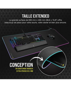 TAPIS SOURIS CORSAIR GAMING MM700 RGB XL